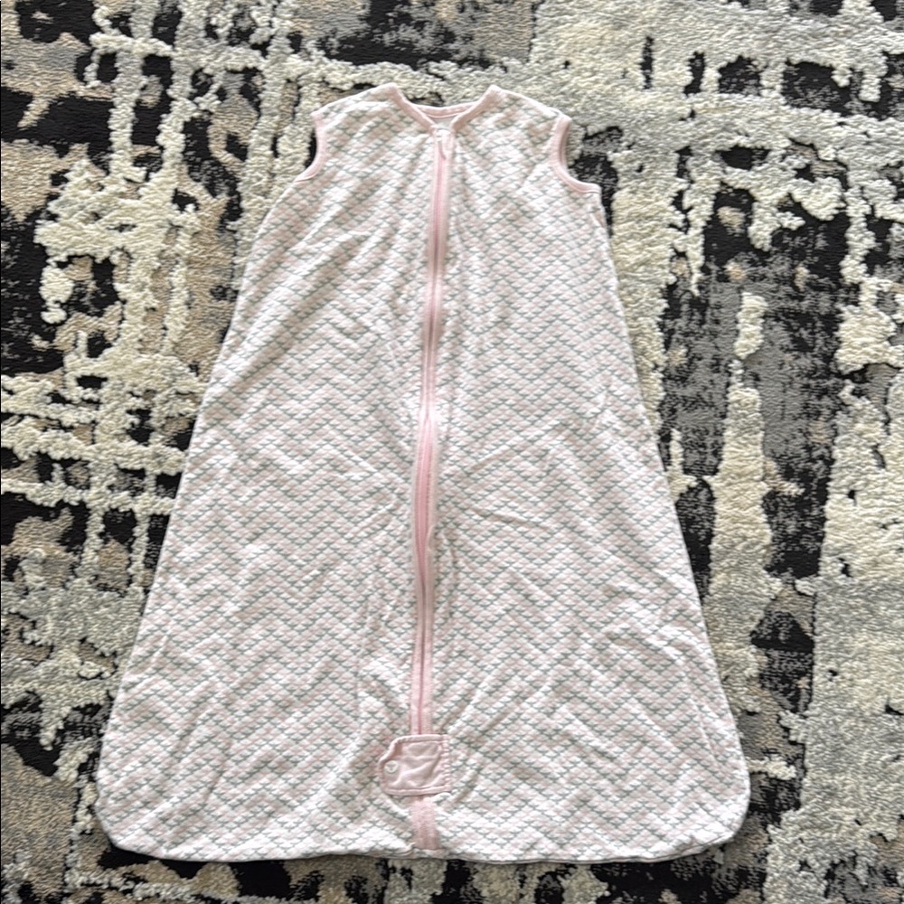 Pink Burt’s bees sleep sack